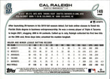 2022 Cal Raleigh Topps Chrome PRISM REFRACTOR ROOKIE RC #149 Seattle Mariners 2
