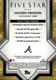 2023 Vaughn Grissom Topps Five Star ROOKIE AUTOGRAPH RC #FSA-VGRI Atlanta Braves