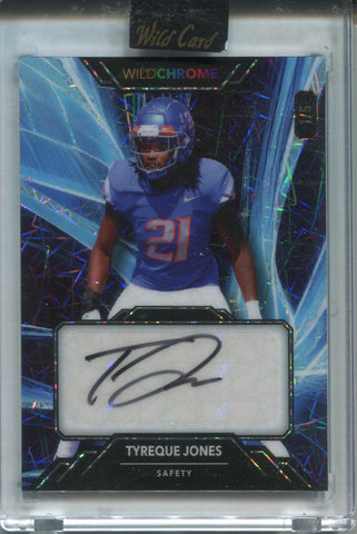 2023 Tyreque Jones Wild Card Wild Chrome ROOKIE AUTO 1/5 AUTOGRAPH RC #WCL-A Indianapolis Colts