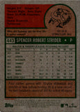 2024 Spencer Strider Topps Heritage RED BORDER #443 Atlanta Braves