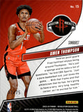 2023-24 Amen Thompson Panini Revolution SUNBURST ROOKIE REVOLUTION 57/75 RC #15 Houston Rockets