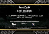 2024 Mark McGwire Topps Diamond Icons BLACK POLYCHROMATINK GOLD INK AUTO 1/5 AUTOGRAPH #BPA-MCG St. Louis Cardinals
