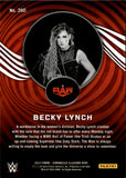 2023 Becky Lynch Panini Chronicles WWE ILLUSIONS BLUE 93/99 #260 Monday Night Raw