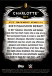 2015 Charlotte Flair Topps WWE Undisputed BLACK 84/99 #NXT-5 NXT