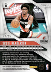 2024-25 Scoot Henderson Panini Prizm RED LASER 27/35  #84 Portland Trail Blazers