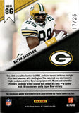 2011 Keith Jackson Panini Certified FABRIC OF THE GAME TRIPLE PATCH 17/25 RELIC #86 Green Bay Packers