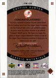 2005 Catfish Hunter Upper Deck Sweet Spot Classic MATERIALS JERSEY RELIC #CM-CH New York Yankees HOF