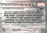 2022 Wolverine and Colossus Upper Deck Marvel Platinum #PD9 PLATINUM DUOS RAINBOW