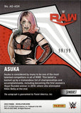 2022 Asuka Panini Revolution SUNBURST AUTO 98/99 AUTOGRAPH #AG-ASK Monday Night Raw