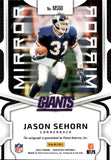 2023 Jason Sehorn Panini Certified MIRROR AUTO 096/199 AUTOGRAPH #MS60 New York Giants