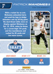 2017 Patrick Mahomes Panini Score NFL DRAFT ROOKIE RC #2 Kansas City Chiefs
