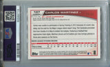 2013 Carlos Martinez Topps Chrome ROOKIE RED REFRACTOR AUTO 20/25 AUTOGRAPH RC PSA 10 #107 St. Louis Cardinals 6715 *POP 1*