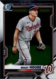 2021 Brady House Bowman Chrome Draft IMAGE VARIATION #186 Washington Nationals