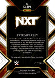 2023 Tatum Paxley Panini Select WWE ROOKIE SIGNATURE SELECTIONS AUTO AUTOGRAPH RC #SL-TPX NXT