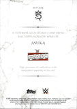 2025 Asuka Topps Royalty WWE SUPERIOR SIGNATURES AUTO 41/99 AUTOGRAPH #SUP-ASK Monday Night Raw