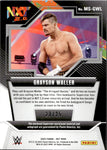 2022 Grayson Waller Panini WWE NXT ROOKIE SHIRT AUTO 23/25 AUTOGRAPH RELIC #MS-GWL Friday Night Smackdown