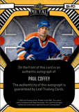 2025 Paul Coffey Leaf Metal Legends Hockey GOLD SHIMMER AUTO 1/1 ONE OF ONE AUTOGRAPH #DC-PC1 Edmonton Oilers HOF
