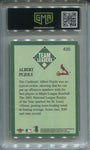 2001 Albert Pujols Fleer Platinum TEAM LEADERS ROOKIE RC GMA 8.5 #435 St. Louis Cardinals 7606
