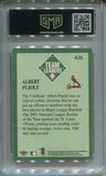 2001 Albert Pujols Fleer Platinum TEAM LEADERS ROOKIE RC GMA 8.5 #435 St. Louis Cardinals 7606