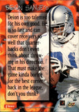 1996 Deion Sanders Fleer Metal MOLTEN METAL #9 Dallas Cowboys HOF