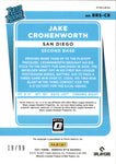 2021 Jake Cronenworth Donruss Optic RED MOJO RATED ROOKIE AUTO 19/99 AUTOGRAPH #RRS-CR San Diego Padres