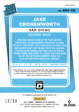 2021 Jake Cronenworth Donruss Optic RED MOJO RATED ROOKIE AUTO 19/99 AUTOGRAPH #RRS-CR San Diego Padres