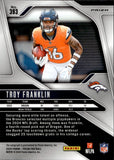 2024 Troy Franklin Panini Prizm HOLO SILVER ROOKIE AUTO AUTOGRAPH RC #393 Denver Broncos