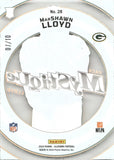 2024 MarShawn Lloyd Panini Illusions GREEN MYSTIQUE ROOKIE 07/10 RC #28 Green Bay Packers