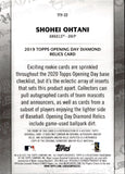 2021 Shohei Ohtani Topps THROUGH THE YEARS FACSIMILE REPRINTS #TTY-22 Anaheim Angels