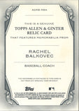 2022 Rachel Balkovec Topps Allen & Ginter JERSEY RELIC #AGRB-RBA New York Yankees