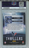 2023 C.J. Stroud Panini Rookies & Stars RED PLAID THRILLERS ROOKIE RC PSA 9 #TH12 Houston Texans 4659