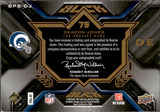 2009 Decan Jones Upper Deck Black AUTO 17/50 AUTOGRAPH #BPS-DJ Los Angeles Rams HOF