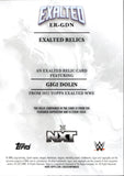 2025 GiGi Dolin Topps Exalted SKY BLUE SHIRT 36/99 RELIC #ER-GDN NXT