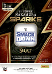 2023 Shinsuke Nakamura Panini Select TIE DYE SPARKS SHIRT 20/25 RELIC #SP-SNK Friday Night Smackdown