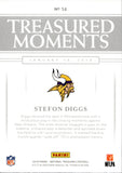 2019 Stefon Diggs Panini National Treasures TREASURED MOMENTS 35/75 #14 Minnesota Vikings