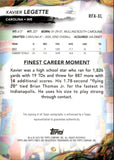 2024 Xavier Legette Topps Finest BLUE REFRACTOR ROOKIE AUTO 49/99 AUTOGRAPH RC #RFA-XL Carolina Panthers