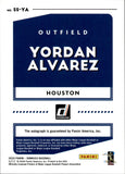 2020 Yordan Alvarez Panini Donruss SIGNATURE SERIES AUTO AUTOGRAPH #SS-YA Houston Astros