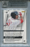 2013 Mookie Betts Panini Prizm Draft Picks BAS 10 AUTHENTIC ROOKIE AUTO AUTOGRAPH #46 Boston Red Sox 4424