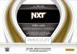 2024 Cora Jade Panini Immaculate WWE JUMBO SHIRT AUTO 92/99 AUTOGRAPH RELIC #PM-CJD NXT