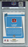 2021 Ja'Marr Chase Donruss Optic BLUE SCOPE RATED ROOKIE RC PSA 8 #207 Cincinnati Bengals 0250