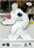 2024-25 Georgi Romanov Upper Deck Series 2 CLEAR CUT YOUNG GUNS ROOKIE RC #457 San Jose Sharks