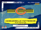 2021 Cordarrelle Patterson Panini Donruss STUDIO SERIES ALL-PRO KINGS PATCH 033/100 RELIC #PK13 Chicago Bears