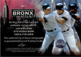 2025 Jack Clark Cecil Fielder Steve Balboni Leaf A Bronx Legacy BRONX MARKS TRIPLE AUTO 09/10 AUTOGRAPH #M3-1 New York Yankees