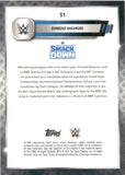 2025 Shinsuke Nakamura Topps Chrome GOLD GEOMETRIC REFRACTOR 18/50 #51 Friday Night Smackdown