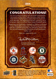 2008 Frank Thomas David Ortiz Justin Morneau Jim Thome Jason Giambi Casey Kotchman Aubrey Huff Richie Sexton Upper Deck Ballpark 8 SWATCH JERSEY RELIC #304 White Sox Red Sox Twins Phillies Yankees Angels Rays Mariners