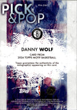 2026 Danny Wolf Topps Motif ROOKIE PICK & POP AUTO 65/99 AUTOGRAPH #PPA-DWO Brooklyn Nets