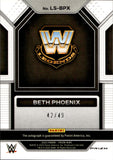 2023 Beth Phoenix Panini Prizm WWE BLUE LEGENDARY SIGNATURES AUTO 42/49 AUTOGRAPH #LS-BPX WWE HOF