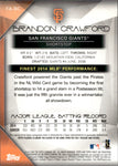 2015 Brandon Crawford Topps Finest REFRACTOR AUTO AUTOGRAPH #FA-BC San Francisco Giants
