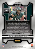 2023 Jason Kelce Panini Prizm NEON GREEN PULSAR #245 Philadelphia Eagles