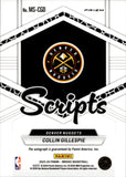 2023-24 Collin Gillespie Panini Mosaic SCRIPTS AUTO AUTOGRAPH #MS-CGD Denver Nuggets